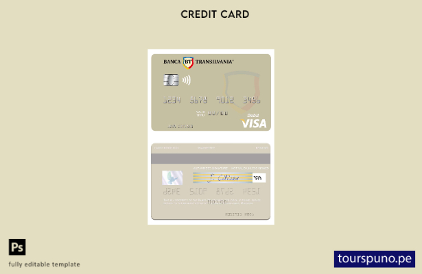 lista para imprimir plantilla de tarjeta de débito visa Moldavia Banca Transilva
